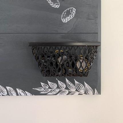 dekoratif pano bardak askılıklı